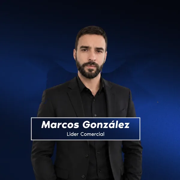 Retrato de Marcos González, Líder Comercial de Ingeniak